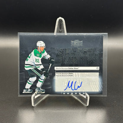 2024-25 SkyBox Metal Universe MAVRIK BOURQUE #ST-19 Search Engines Auto RC