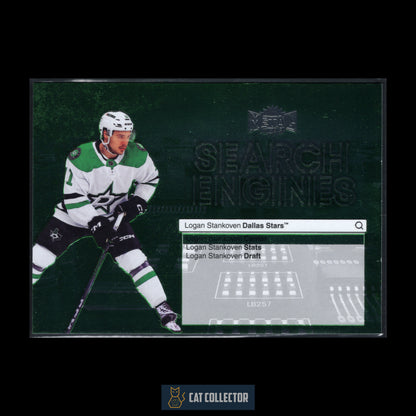 2024-25 SkyBox Metal Universe LOGAN STANKOVEN #ST-2 Search Engines Green RC