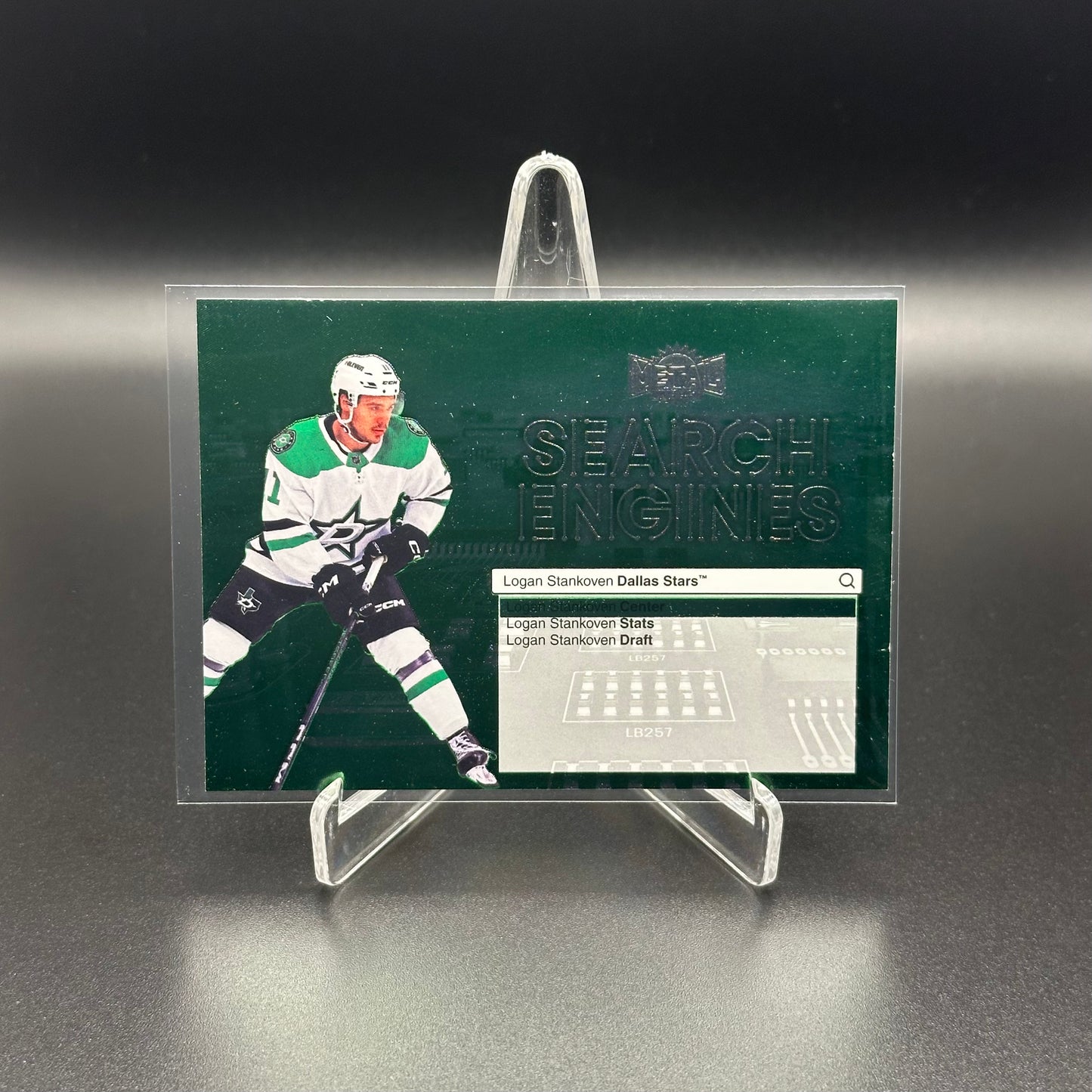 2024-25 SkyBox Metal Universe LOGAN STANKOVEN #ST-2 Search Engines Green RC
