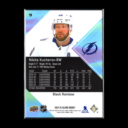 2024-25 Upper Deck Allure NIKITA KUCHEROV #9 Black Rainbow