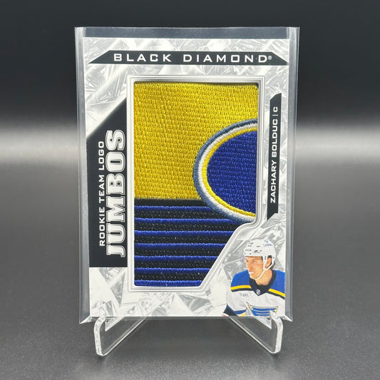 2024-25 Upper Deck Black Diamond ZACHARY BOLDUC #RTL-ZB Rookie Team Logo Jumbos RC Patch