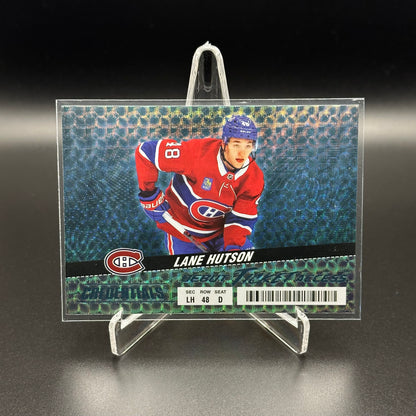 2024-25 Upper Deck Credentials LANE HUTSON #126 Debut Ticket Access Horizontal Variations RC