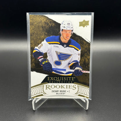 2024-25 Upper Deck Exquisite Collection ZACHARY BOLDUC #R-ZB Rookies Gold RC /99