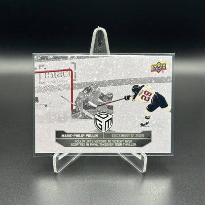 2025-26 Upper Deck PWHL Game Dated Moments MARIE-PHILIP POULIN #11 Silver