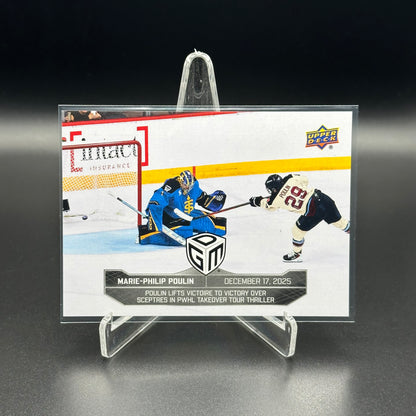 2025-26 Upper Deck PWHL Game Dated Moments MARIE-PHILIP POULIN #11