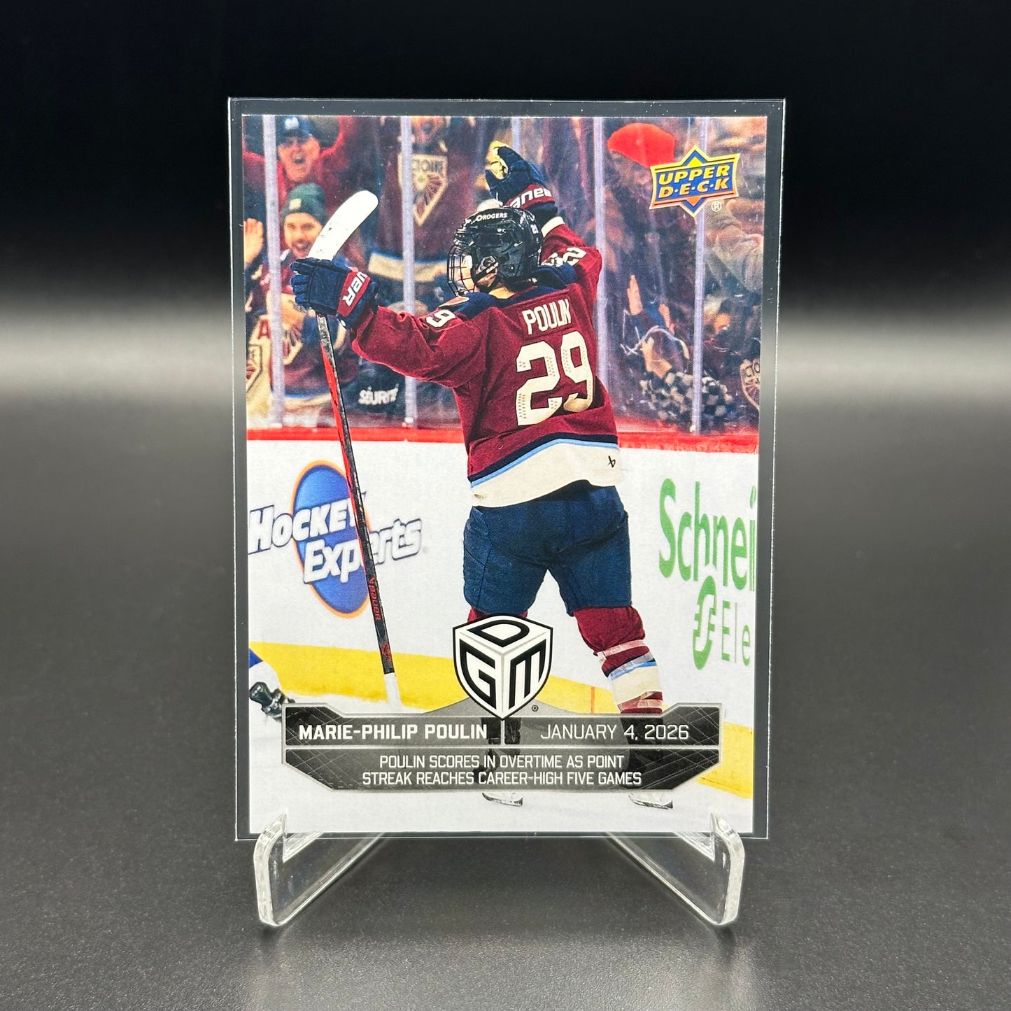 2025-26 Upper Deck PWHL Game Dated Moments MARIE-PHILIP POULIN #19
