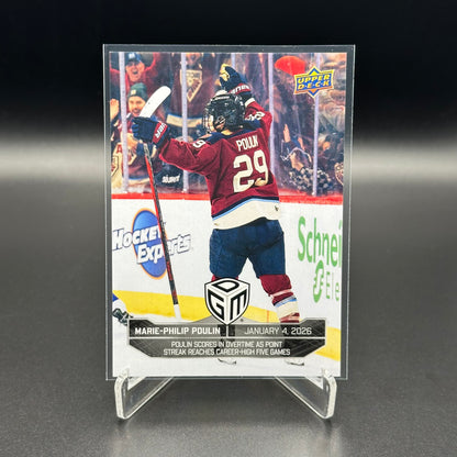 2025-26 Upper Deck PWHL Game Dated Moments MARIE-PHILIP POULIN #19