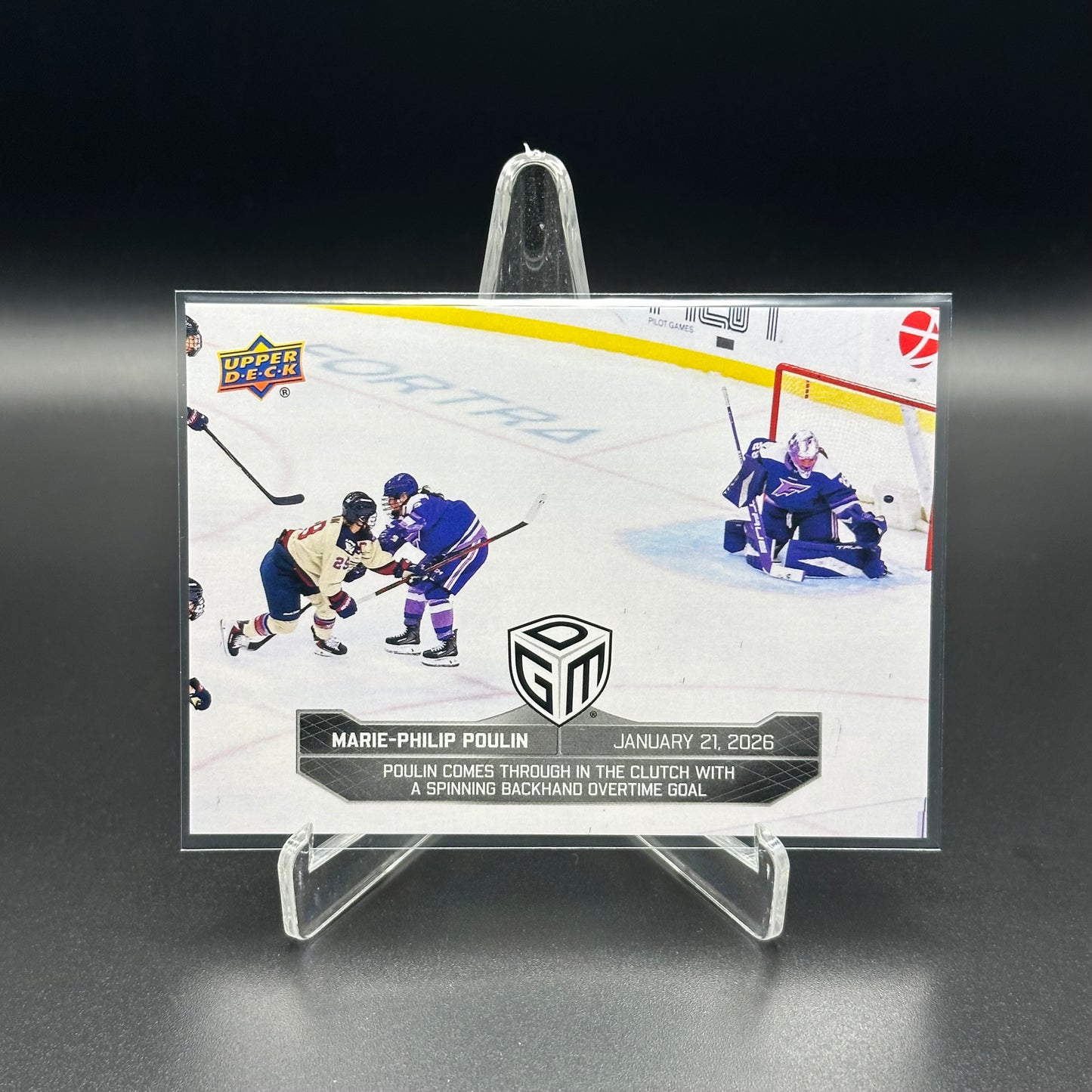 2025-26 Upper Deck PWHL Game Dated Moments MARIE-PHILIP POULIN #27