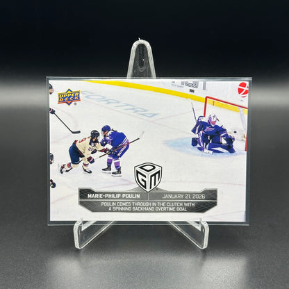 2025-26 Upper Deck PWHL Game Dated Moments MARIE-PHILIP POULIN #27