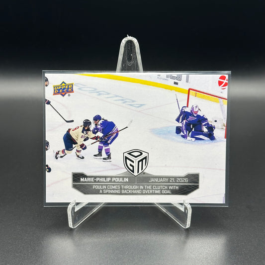 2025-26 Upper Deck PWHL Game Dated Moments MARIE-PHILIP POULIN #27