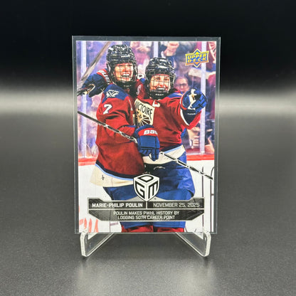 2025-26 Upper Deck PWHL Game Dated Moments MARIE-PHILIP POULIN #3