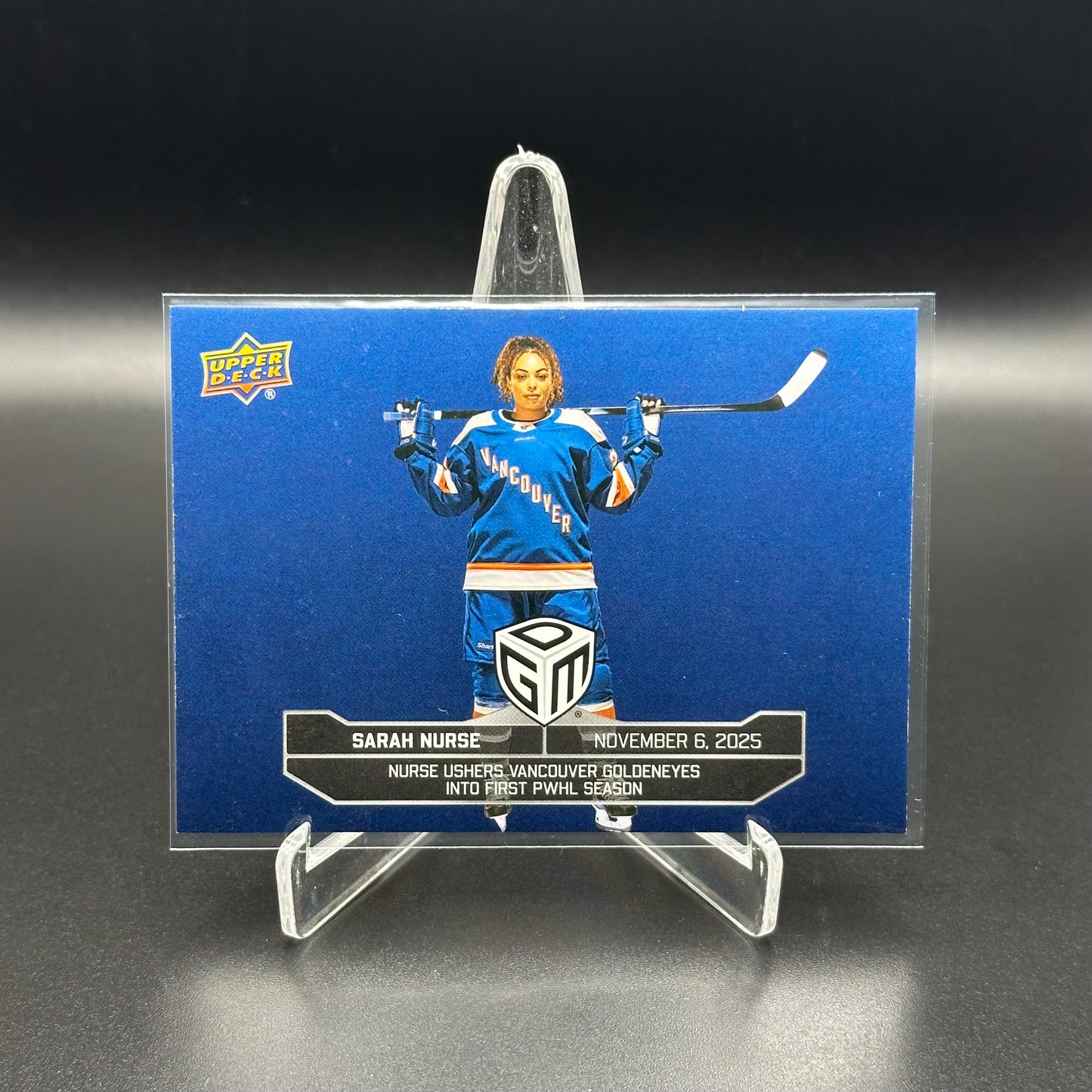 2025-26 Upper Deck PWHL Game Dated Moments SARAH NURSE #PRE-4