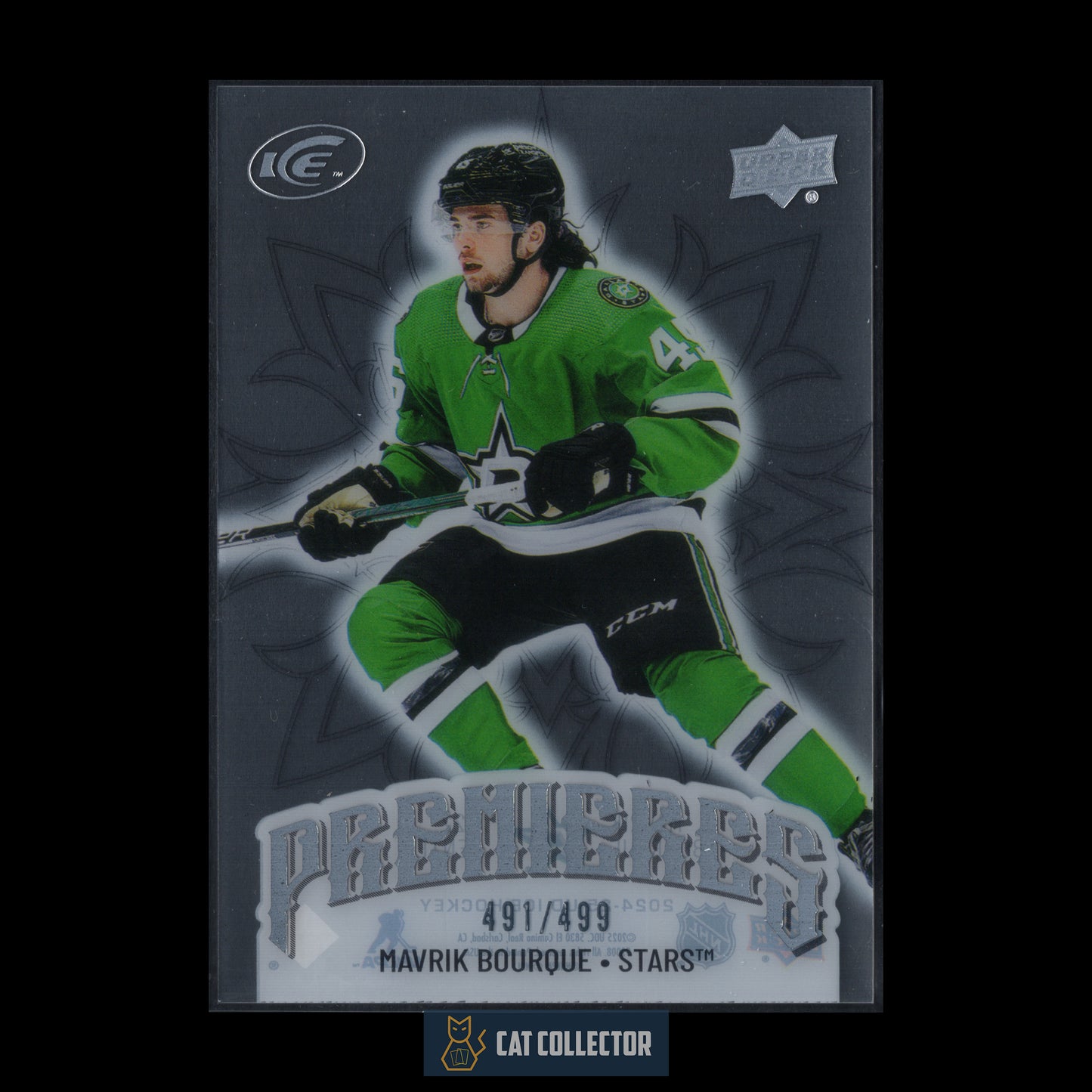 2024-25 Upper Deck Ice MAVRIK BOURQUE #219 Premieres Level 3 RC /499