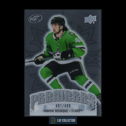 2024-25 Upper Deck Ice MAVRIK BOURQUE #219 Premieres Level 3 RC /499