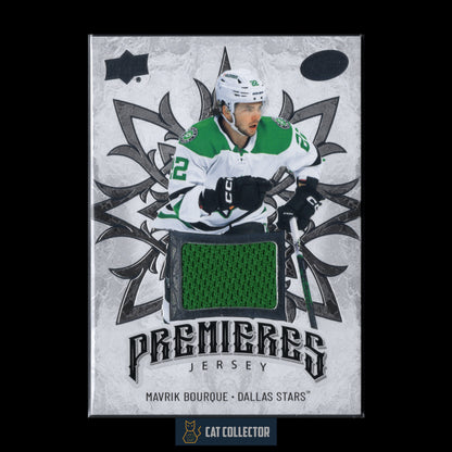 2024-25 UD Ice MAVRIK BOURQUE #IPJ-26 Premieres Jerseys RC