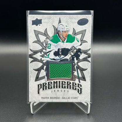 2024-25 UD Ice MAVRIK BOURQUE #IPJ-26 Premieres Jerseys RC