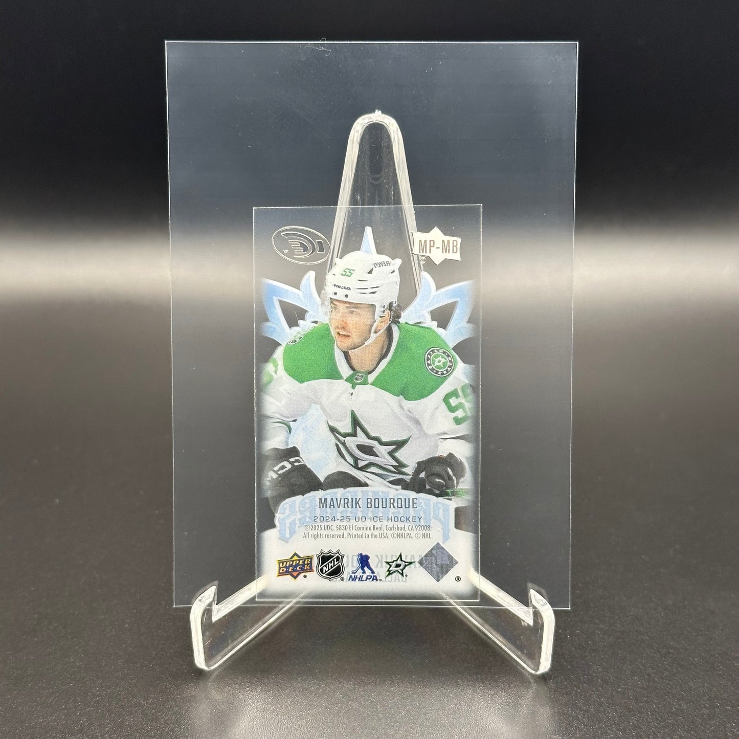 2024-25 Upper Deck Ice MAVRIK BOURQUE #MP-MB Premieres Mini RC