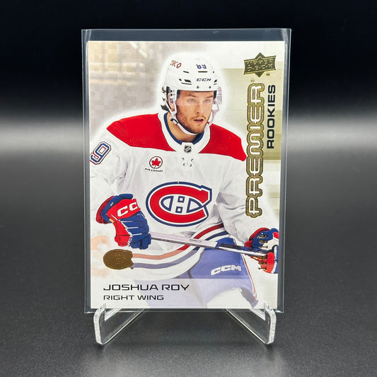 2024-25 Upper Deck Premier JOSHUA ROY #114 Gold RC /199