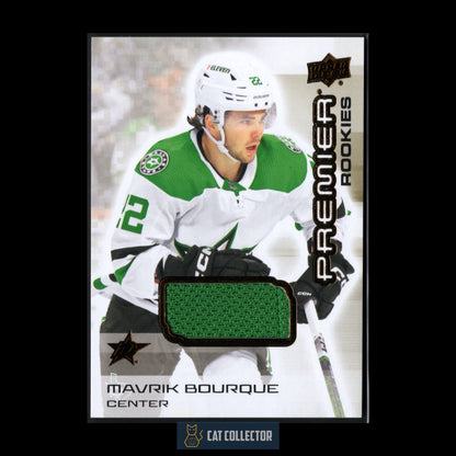 2024-25 Upper Deck Premier MAVRIK BOURQUE #137 Bronze Jersey Rookie RC