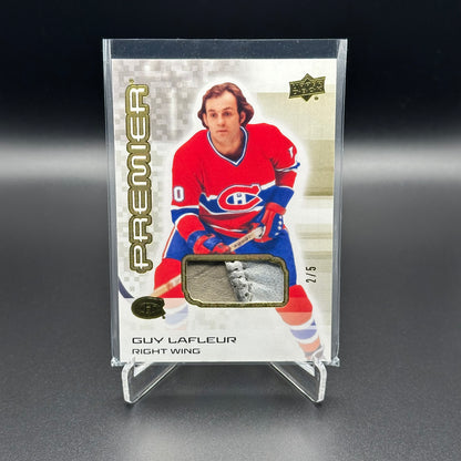 2024-25 Upper Deck Premier GUY LAFLEUR #93 Gold Premium Mem /5