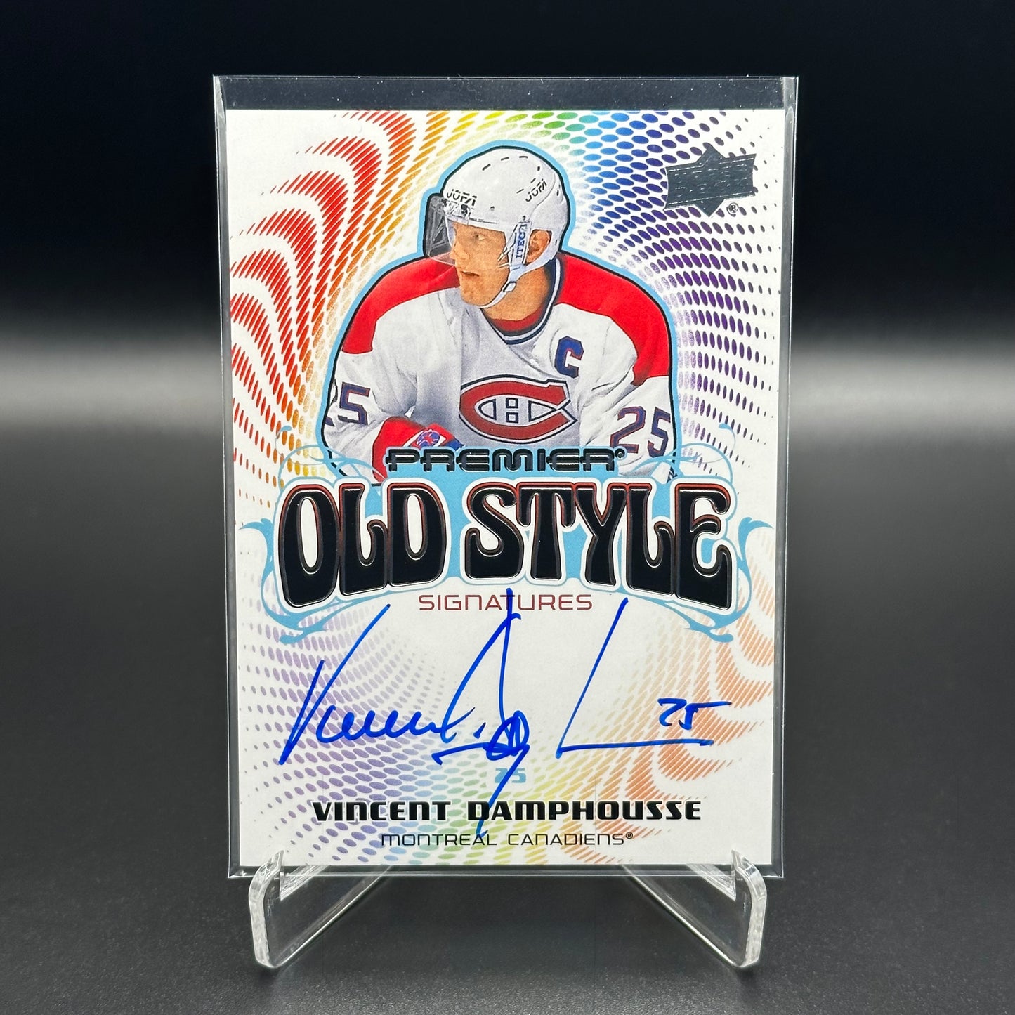 2024-25 UD Premier VINCENT DAMPHOUSSE #OS-VD Old Style Signatures