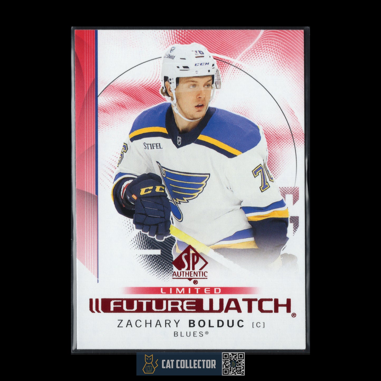 2024-25 UD SP Authentic ZACHARY BOLDUC #105 Future Watch Limited Red RC