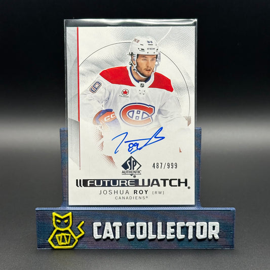 2024-25 UD SP Authentic JOSHUA ROY #107 Future Watch Auto RC /999