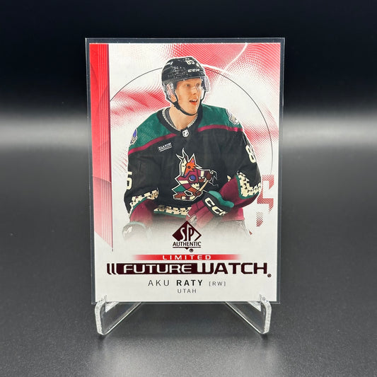 2024-25 Upper Deck SP Authentic AKU RATY #158 Future Watch Limited RC