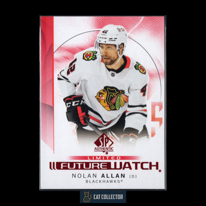 2024-25 Upper Deck SP Authentic NOLAN ALLAN #163 Future Watch Limited RC