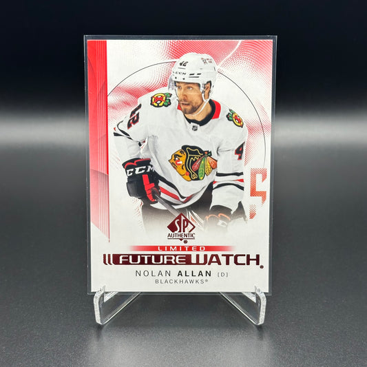 2024-25 Upper Deck SP Authentic NOLAN ALLAN #163 Future Watch Limited RC