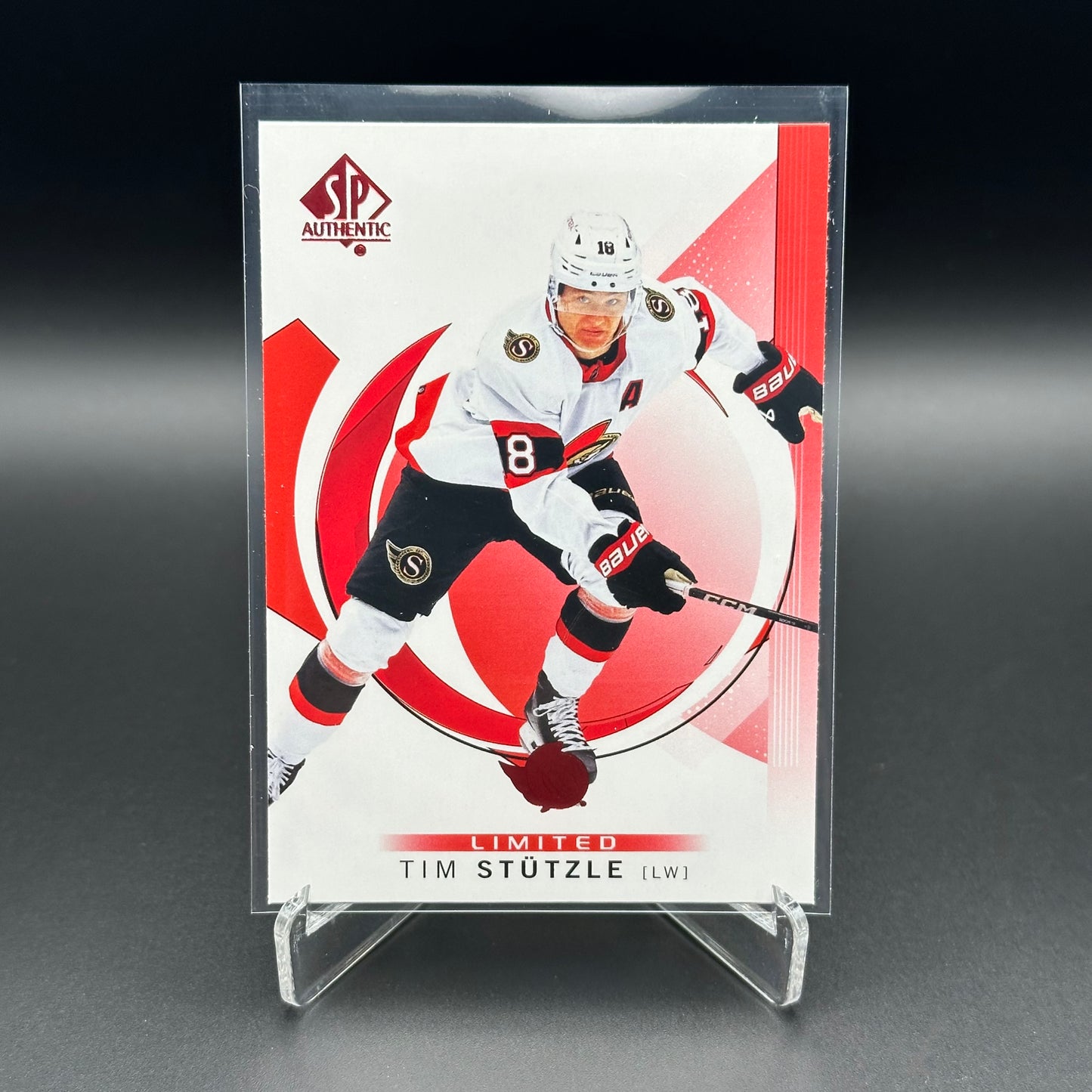 2024-25 UD SP Authentic TIM STUTZLE #44 Limited Red