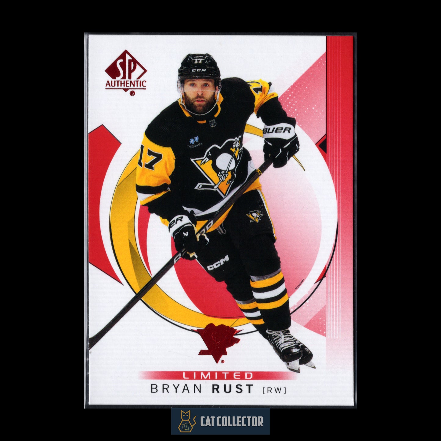 2024-25 UD SP Authentic BRYAN RUST #79 Limited Red