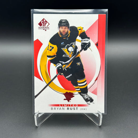 2024-25 UD SP Authentic BRYAN RUST #79 Limited Red