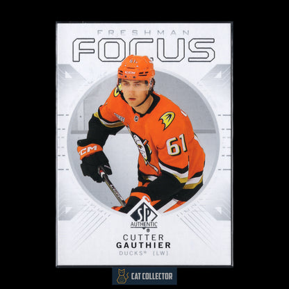 2024-25 Upper Deck SP Authentic CUTTER GAUTHIER #FF-18 Freshman Focus RC
