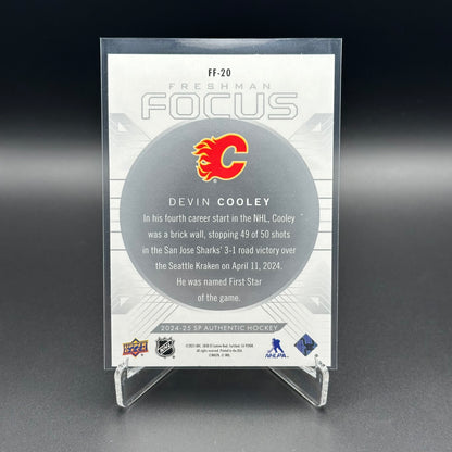 2024-25 Upper Deck SP Authentic DEVIN COOLEY #FF-20 Freshman Focus