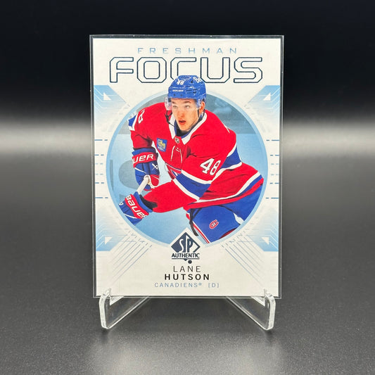 2024-25 Upper Deck SP Authentic LANE HUTSON #FF-38 Freshman Focus Blue RC