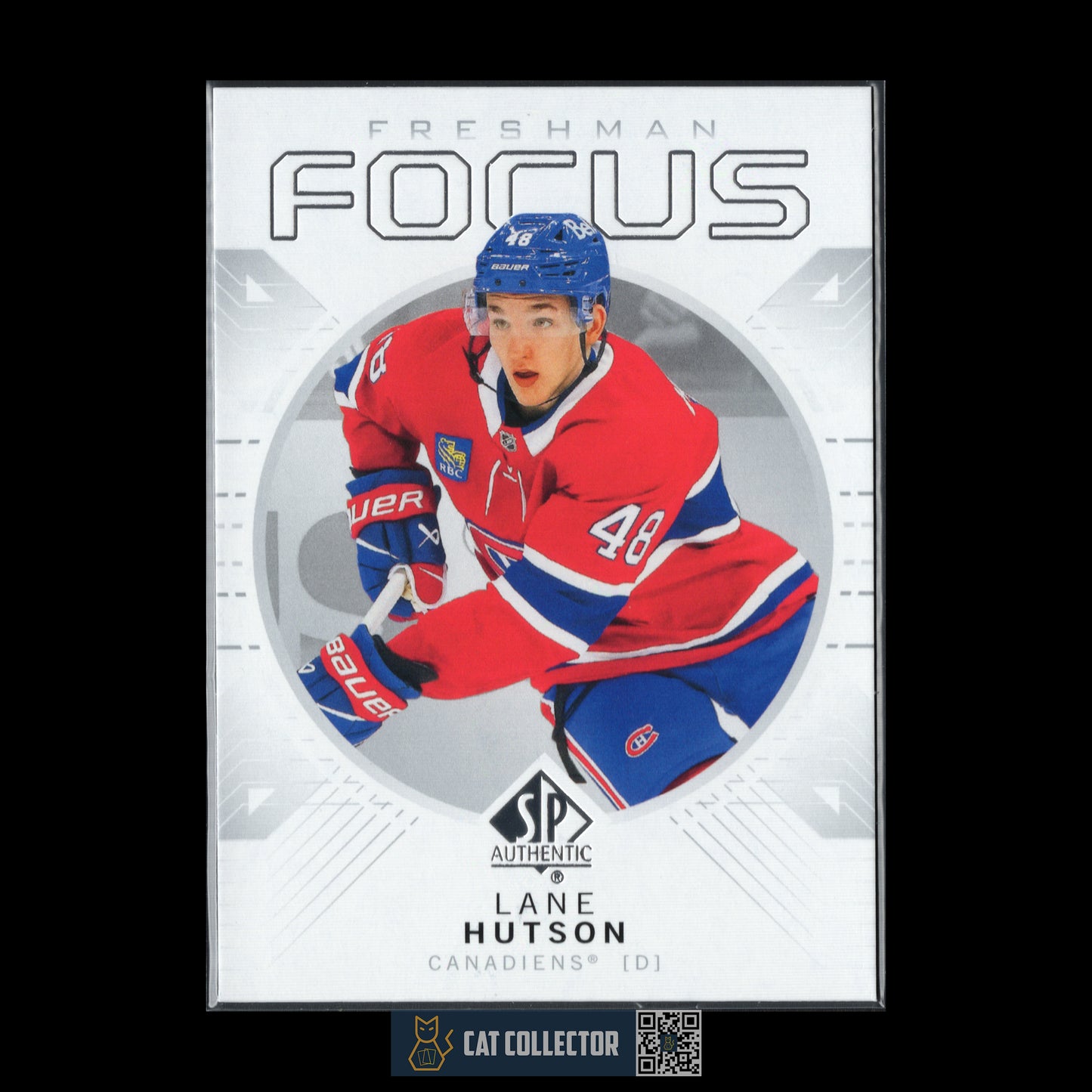 2024-25 UD SP Authentic LANE HUTSON #FF-38 Freshman Focus RC Montreal Canadiens