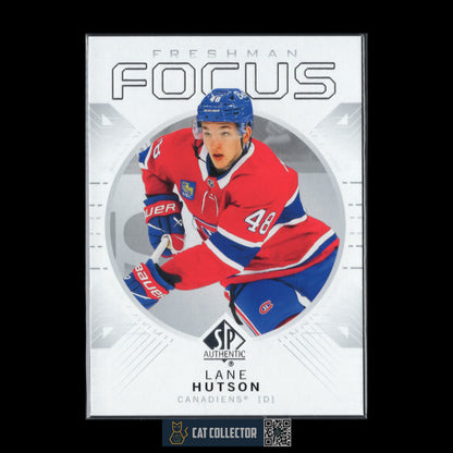2024-25 UD SP Authentic LANE HUTSON #FF-38 Freshman Focus RC Montreal Canadiens