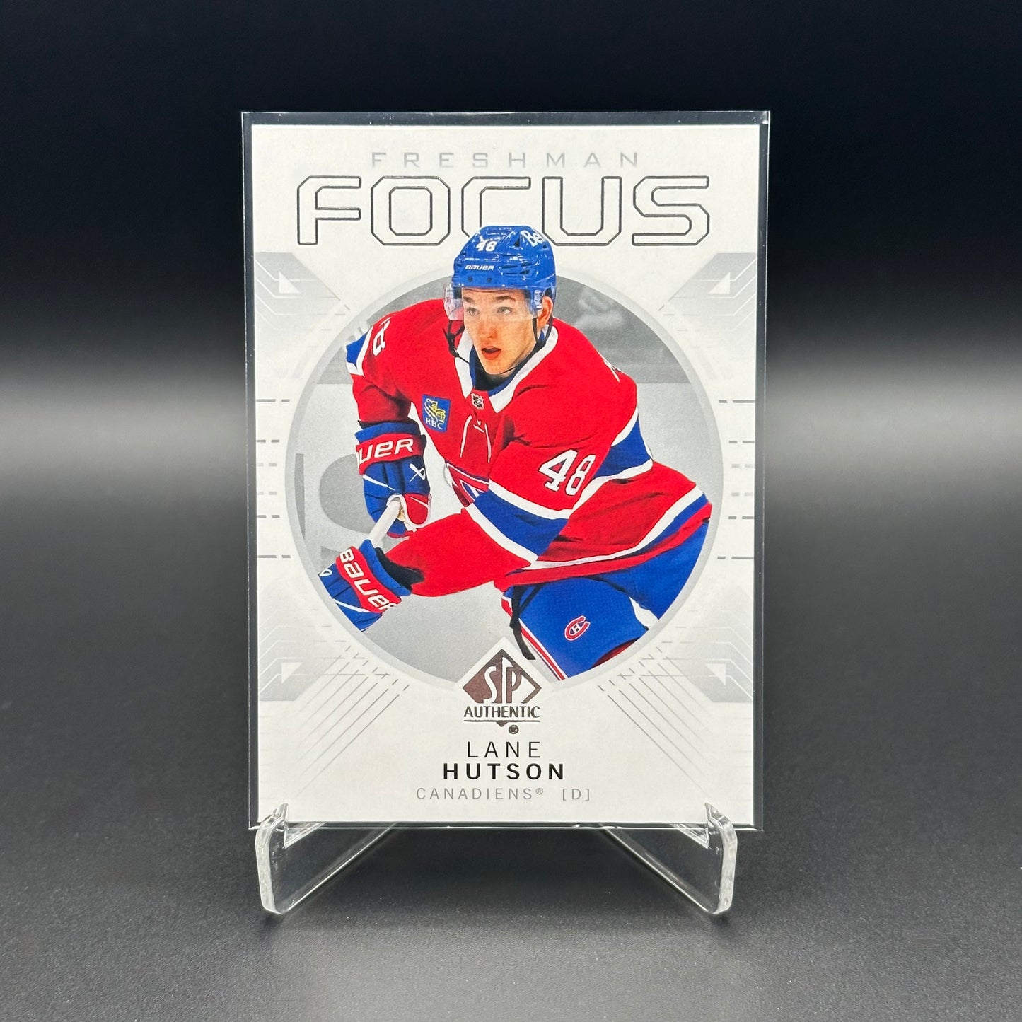 2024-25 UD SP Authentic LANE HUTSON #FF-38 Freshman Focus RC Montreal Canadiens