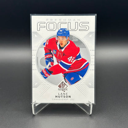 2024-25 UD SP Authentic LANE HUTSON #FF-38 Freshman Focus RC Montreal Canadiens