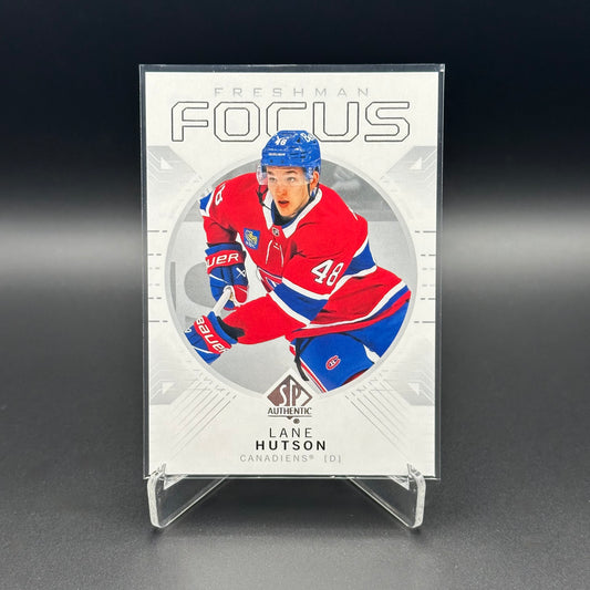 2024-25 UD SP Authentic LANE HUTSON #FF-38 Freshman Focus RC Montreal Canadiens