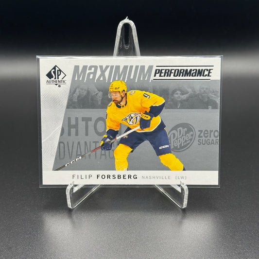2024-25 Upper Deck SP Authentic FILIP FORSBERG #MP-16 Maximum performance