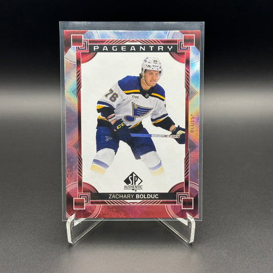 2024-25 Upper Deck SP Authentic ZACHARY BOLDUC #P-84 Pageantry Red RC