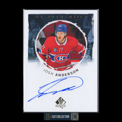 2024-25 Upper Deck SP Authentic JOSH ANDERSON #UDA-JA Auto