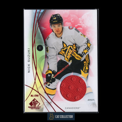 2024-25 Upper Deck SP Game Used NICK SUZUKI #163 All-Star Red Jersey