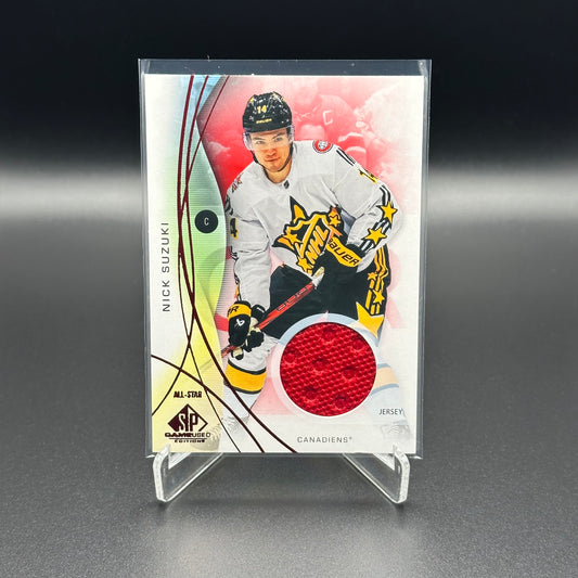2024-25 Upper Deck SP Game Used NICK SUZUKI #163 All-Star Red Jersey