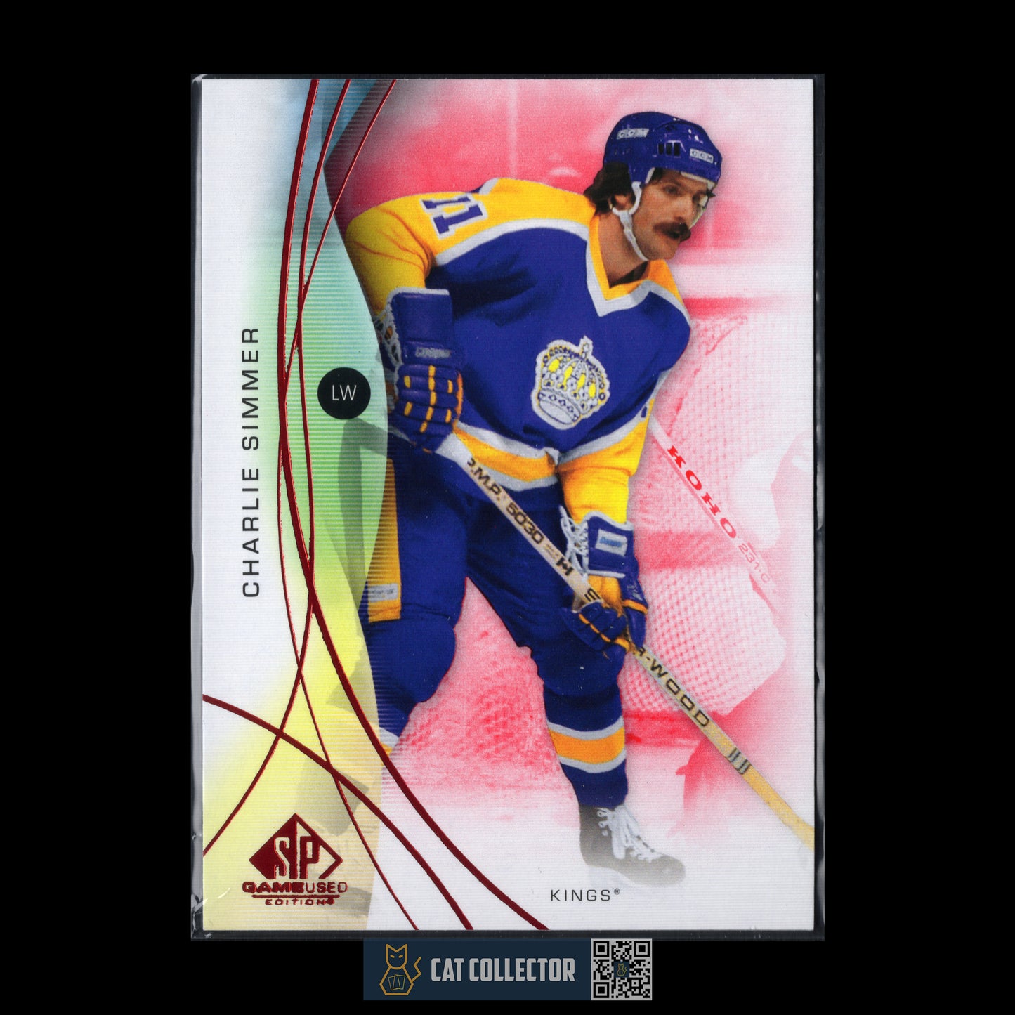 2024-25 UD SP Game Used CHARLIE SIMMER #189 Red