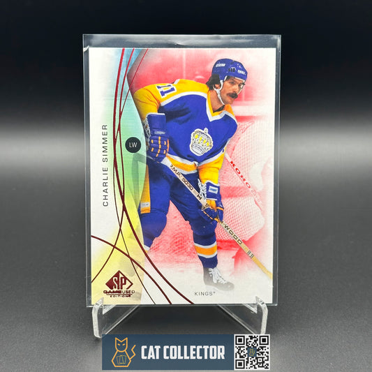 2024-25 UD SP Game Used CHARLIE SIMMER #189 Red