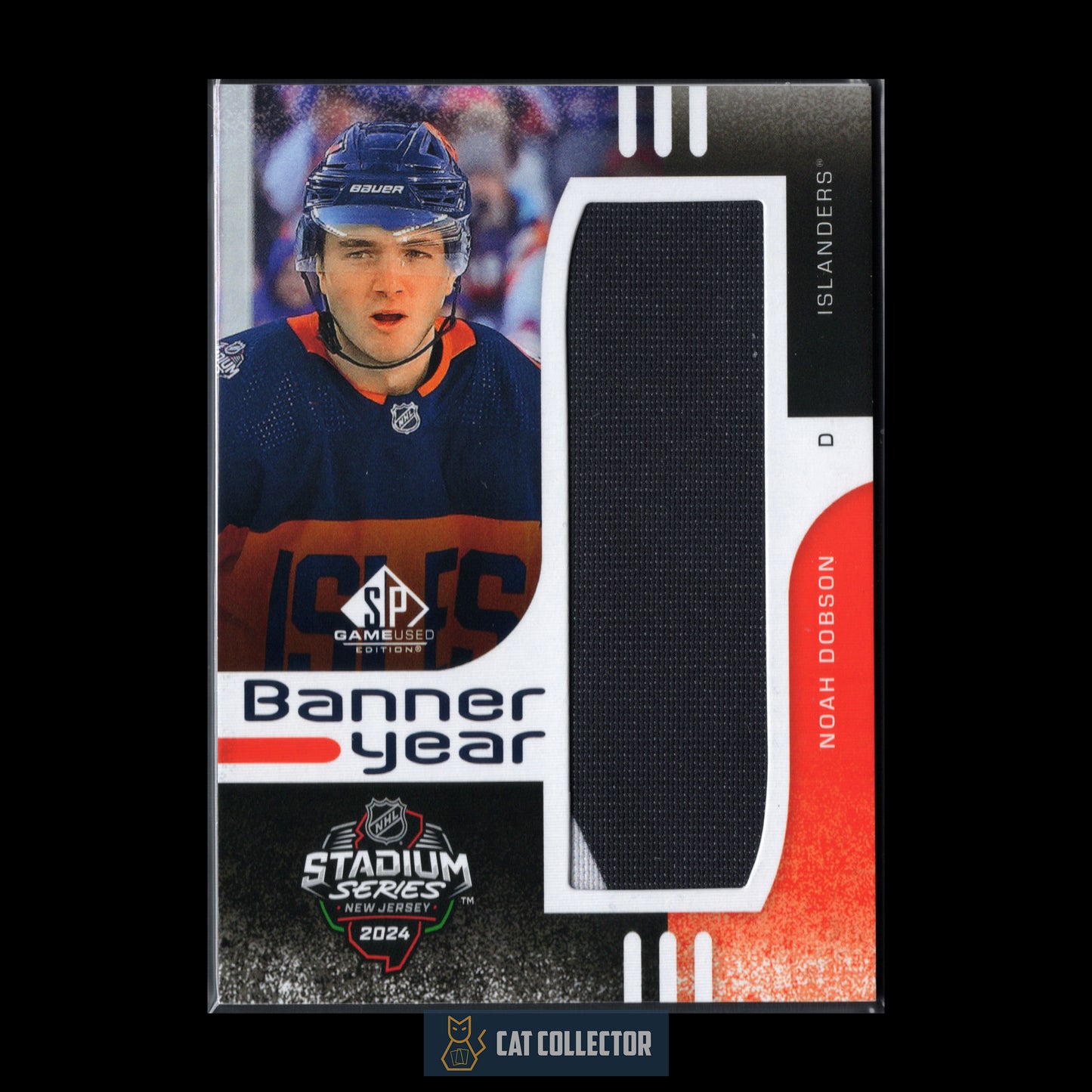 2024-25 Upper Deck SP Game Used NOAH DOBSON #BYSS-ND Banner Year Stadium Series