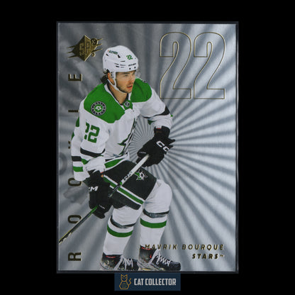 2024-25 Upper Deck SPx MAVRIK BOURQUE #101 Silver Rookie RC